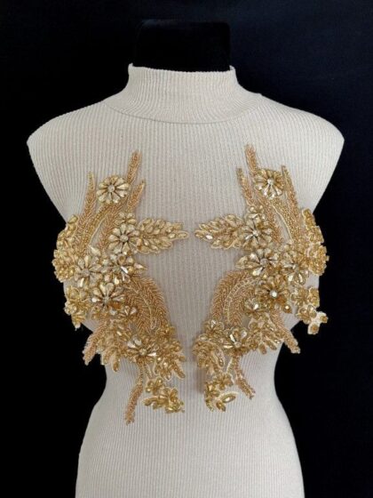 Rhinestones And Beaded Appliques
