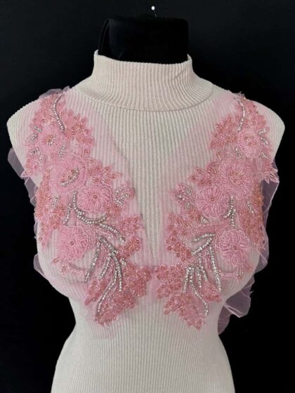 103 BEADED APPLIQUE