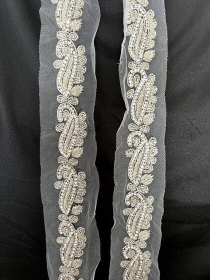 201 SILVER CRYSTAL TRIM