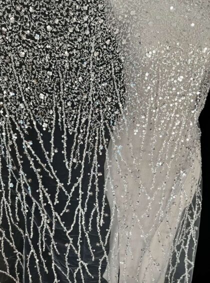 703 BEADED TULLE