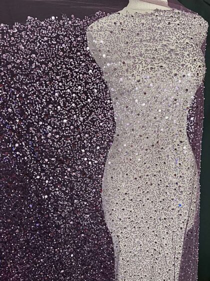 702 BEADED TULLE