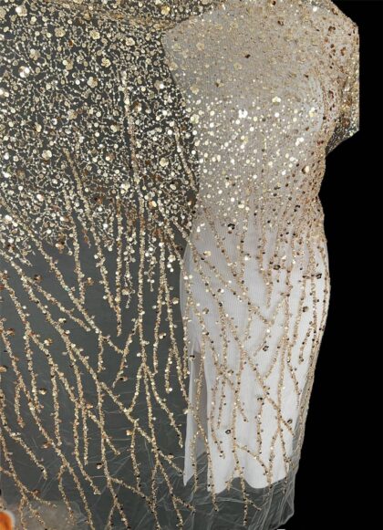 705 BEADED TULLE