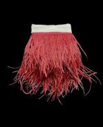 MAROON OSTRICH FEATHER
