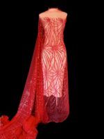 709 BEADED TULLE